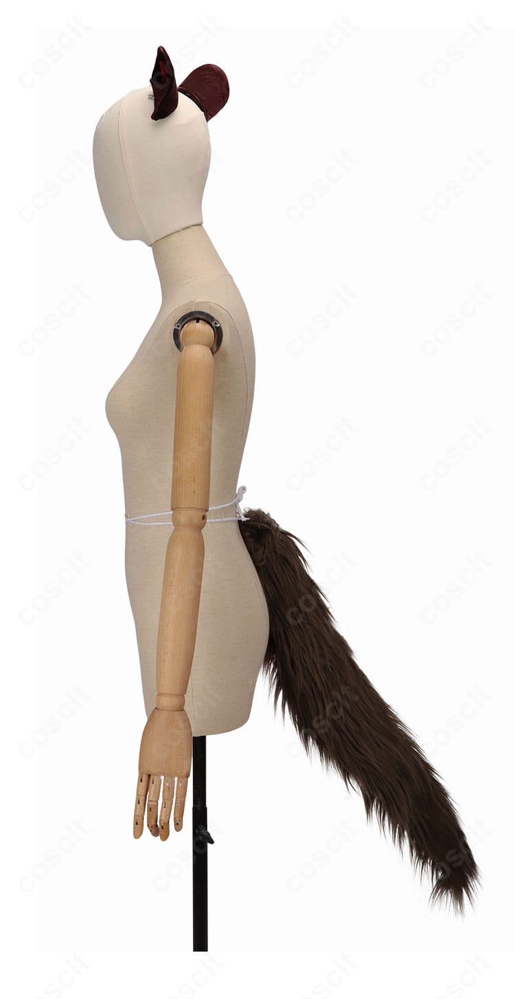 戌亥とこ 5周年共通衣装コスプレの尾飾りディテール|にじさんじ・細部までこだわった装飾