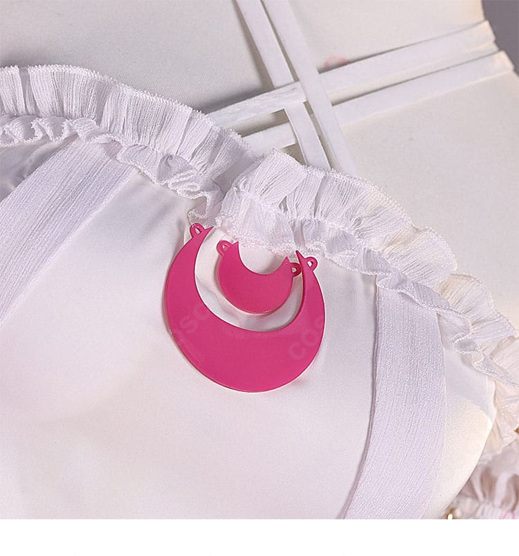 服装领口装饰细节图|コロンビーナ コスプレ 衣装・フェス衣装の襟元装飾ディテール