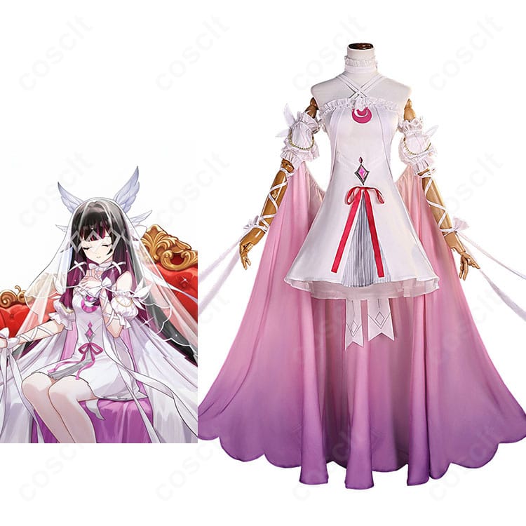 商品服装与角色人物図|原神 コロンビーナ 原神FESフェス衣装 コスプレ衣装・キャラ比較イメージ