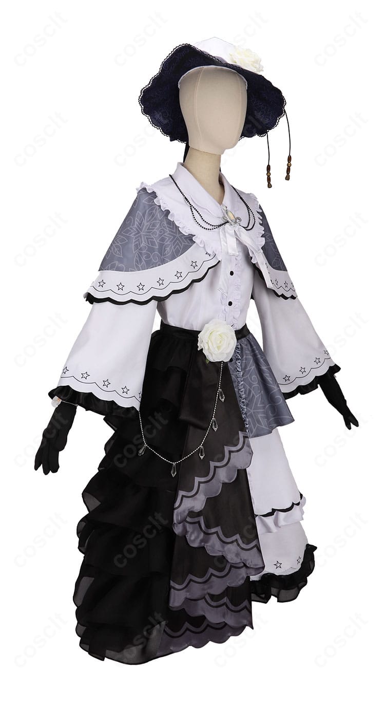 商品コスプレ衣装 右側面写真|魔法少女ノ魔女裁判 月代ユキ 衣装ディテール