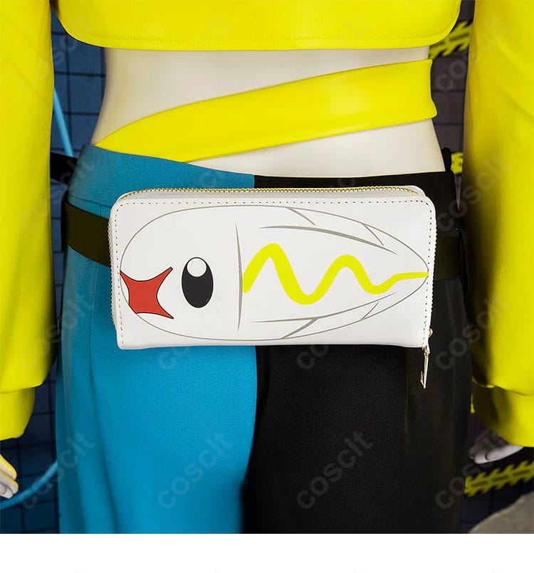 背面の腰ポーチ装飾を写したカナリィ コスプレ衣装 バックアクセサリー