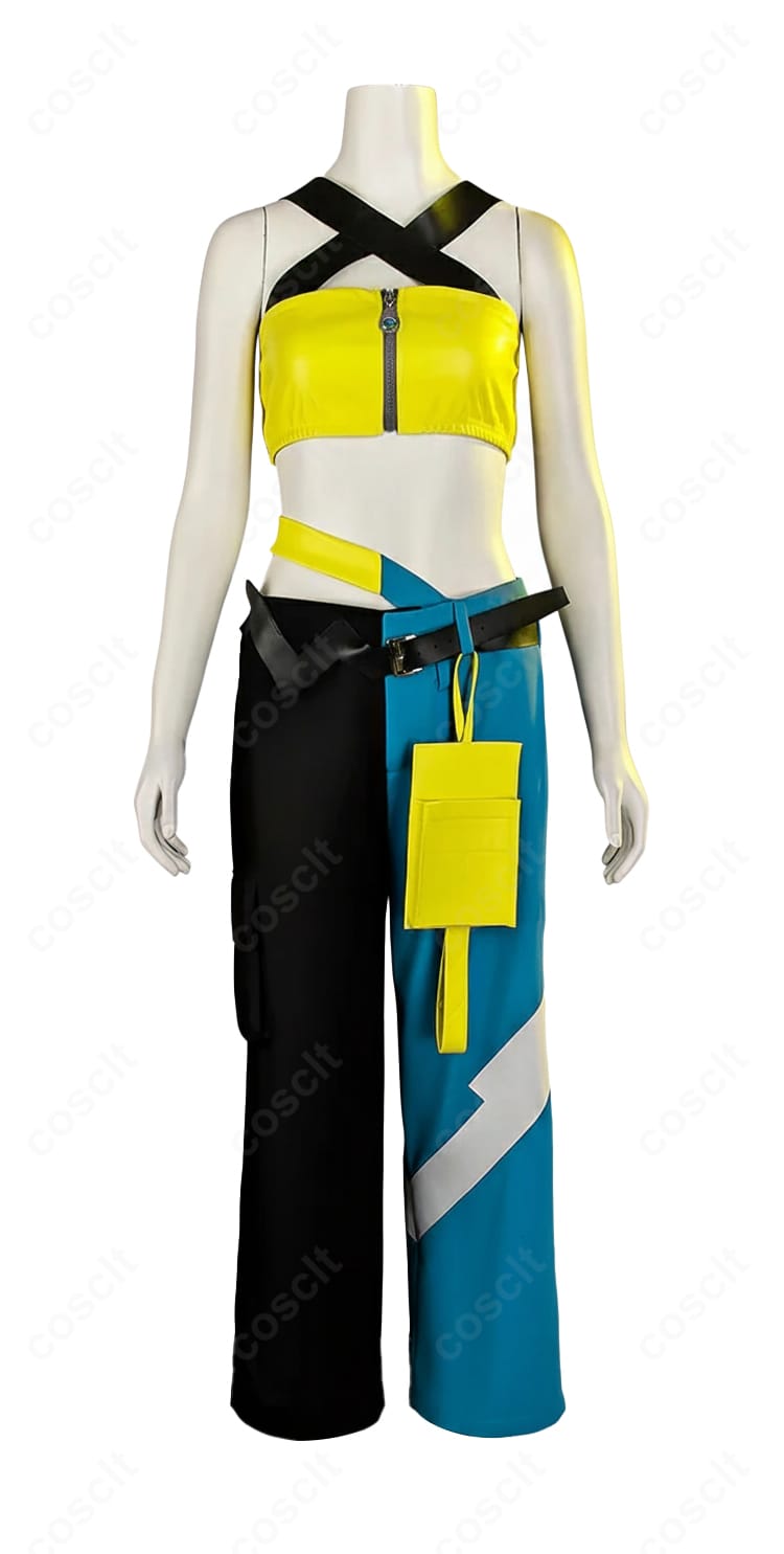 内搭上衣の正面装飾を写したカナリィ コスプレ衣装 ディテール画像