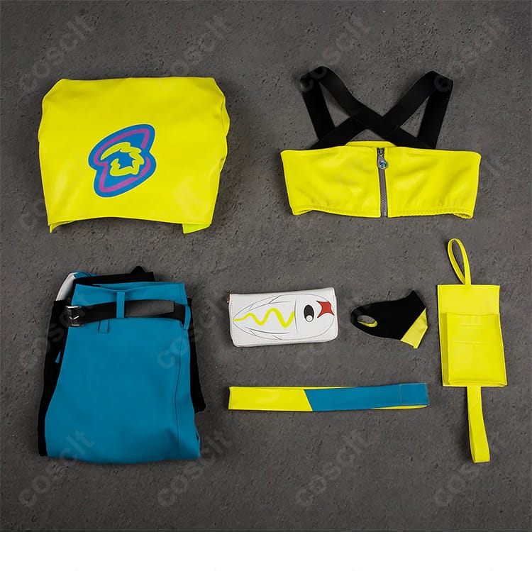 カナリィ コスプレ衣装セット内容をまとめた画像|ポケモンZA フルセット