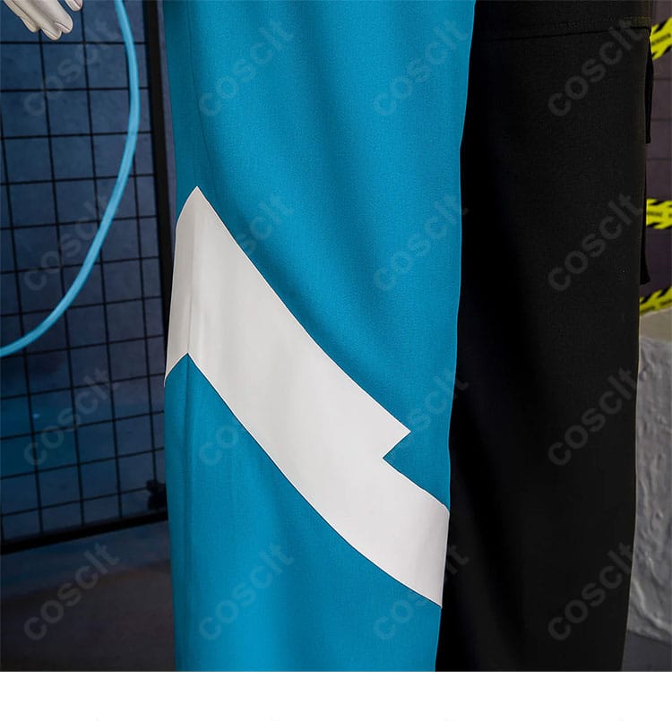 左脚パンツ装飾を写したカナリィ コスプレ衣装 レフトレッグディテール