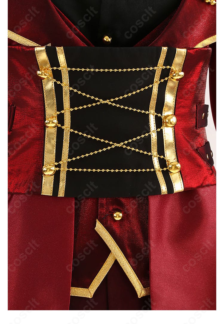 斎宮宗・影片みか コスプレ衣装 腰封パーツの装飾ディテール