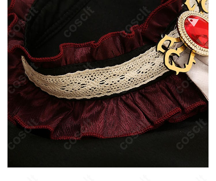 Valkyrie コスプレ衣装 颈飾アクセサリーの細部デザイン