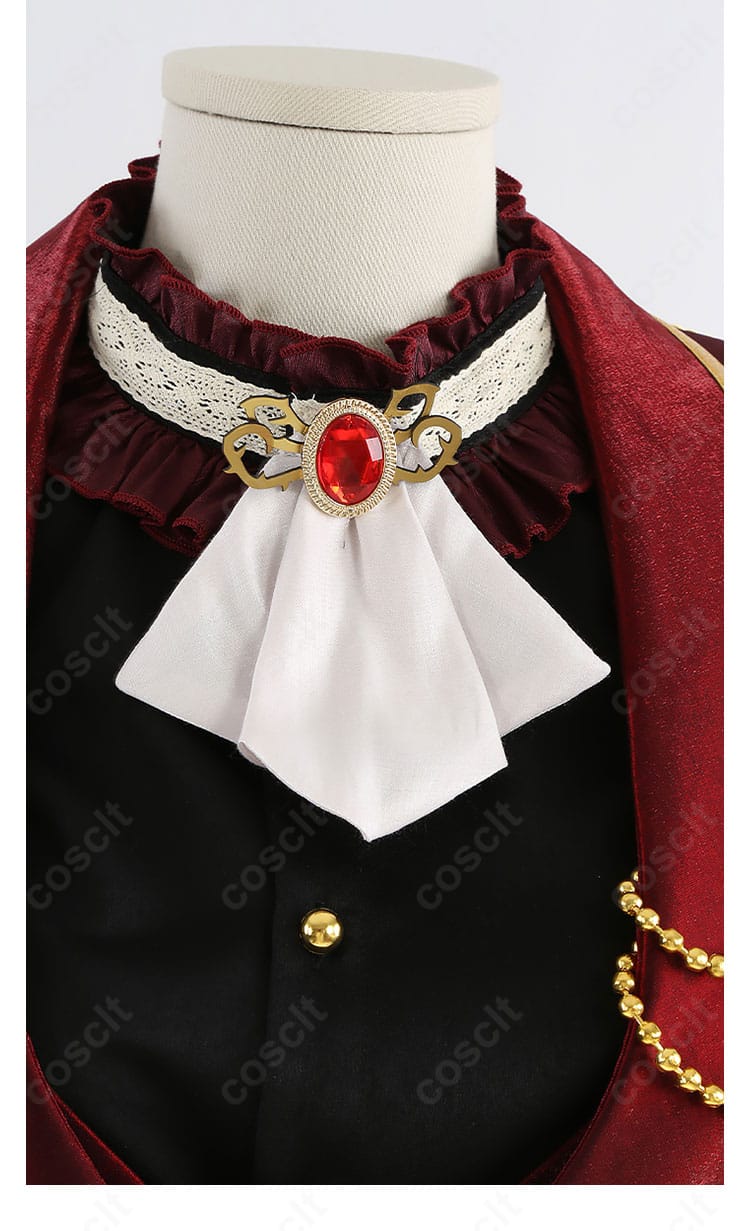 斎宮宗・影片みか Valkyrie コスプレ衣装 领口装飾の詳細アップ