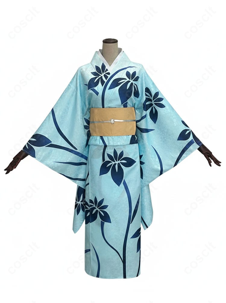 鬼滅の刃 恋雪 コスプレ衣装 正面全体図|和風デザイン・高品質生地