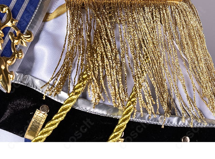 プロジェクトセカイ 東雲彰人 ノウブル・パラディン コスプレ衣装の肩流蘇飾り詳細