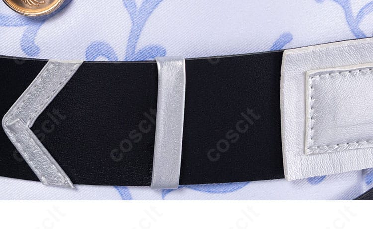 プロジェクトセカイ 東雲彰人 ノウブル・パラディン コスプレ衣装の腰間皮ベルト装飾詳細