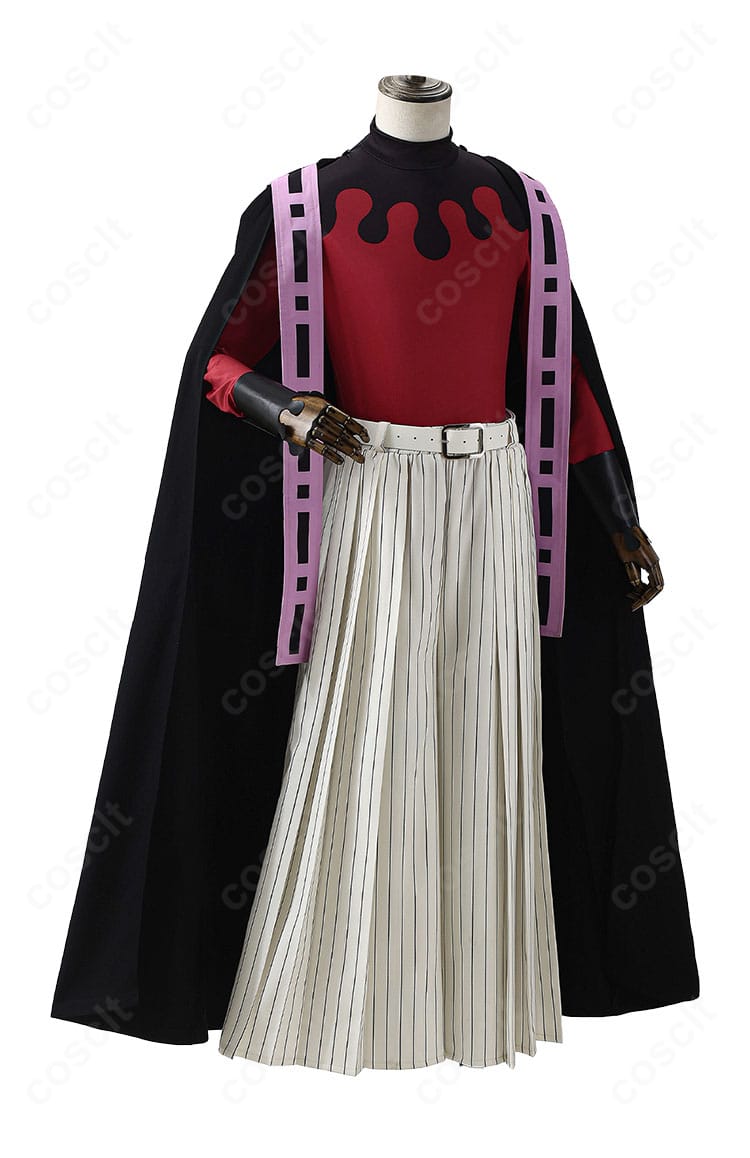 鬼滅の刃 童磨 コスプレ衣装 側面図|教祖服シルエット・イベント用に最適