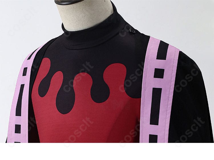 童磨 コスプレ衣装 立ち襟デザイン細部|鬼滅の刃 教祖服の特徴を高再現