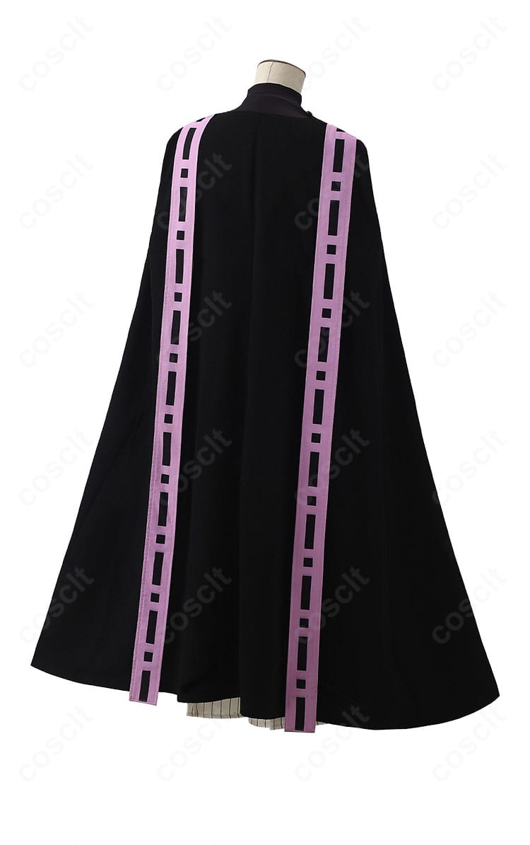 鬼滅の刃 童磨 コスプレ衣装 背面図|刺繍マント・袴のディテール確認