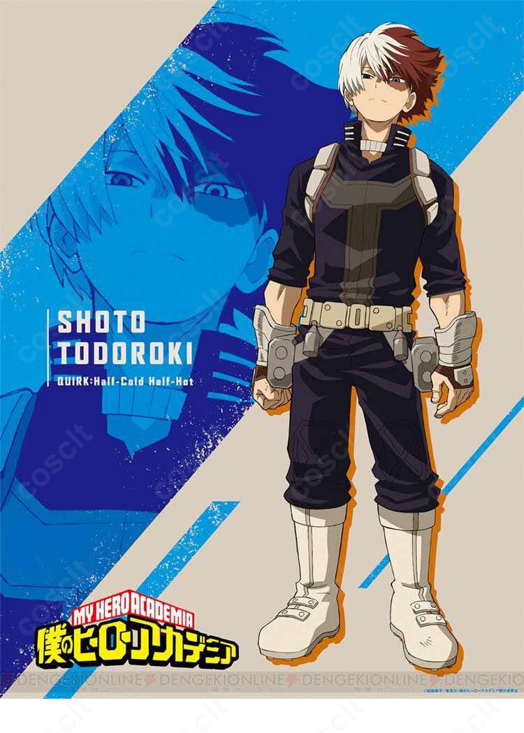 商品キャラ「轟焦凍」正面ディテール|僕のヒーローアカデミア コスプレ衣装・デザイン再現度を確認しよう