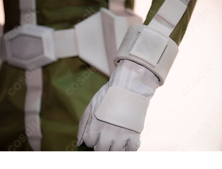 服装手袋装飾細部図|ガンダム ジオン軍風グローブの細かいディテールを写した手袋パーツ画像。こだわりの造形を要チェック。