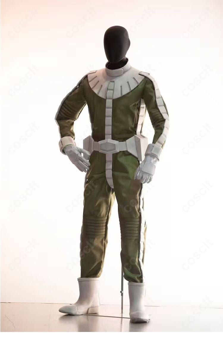 商品服装正面図|機動戦士ガンダム 生田斗真 ジオン軍Ver. コスプレ衣装の全体デザインを確認できる正面カット。高再現でイベント用にもおすすめ。