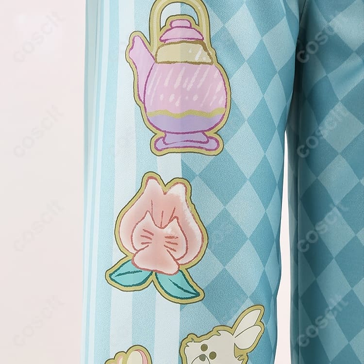 ツイステ フロイド・リーチ ラビット・ウェア（ホワイトラビット・フェス）コスプレ衣装｜ディズニー ツイステッドワンダーランド - 5枚目の画像