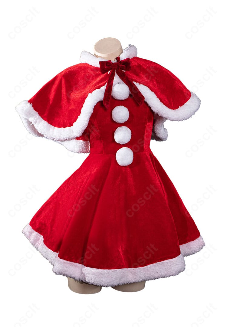 中二病でも恋がしたい! 小鳥遊六花 クリスマス コスプレ衣装 正面図|シルエットと細部をチェック