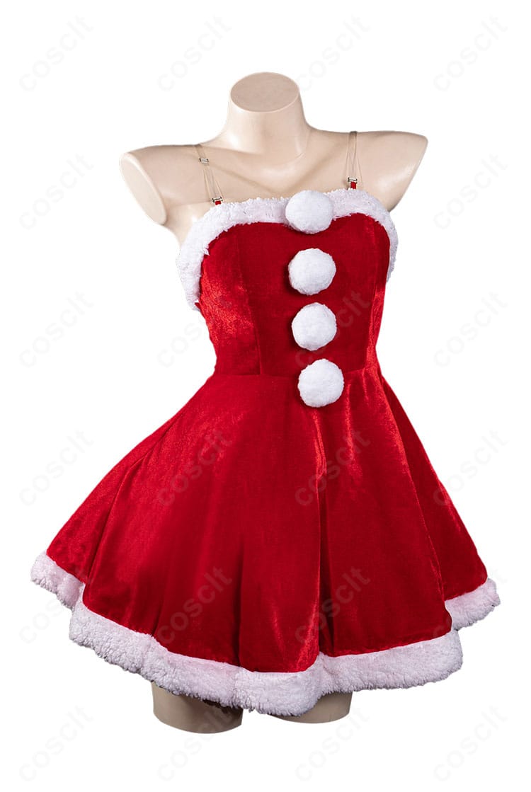 小鳥遊六花 クリスマス衣装 コスプレ|胸元・装飾パーツのディテールアップ写真