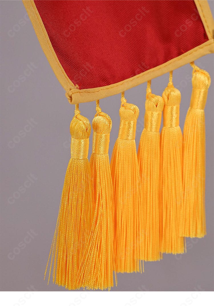 "Re:ゼロ レム クリスマスコスプレ衣装の流苏の装飾詳細。動きに合わせて揺れる流れるデザイン。",