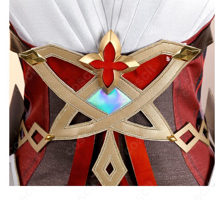 レム衣装の腰の飾り|サンタ風ベルトデザイン