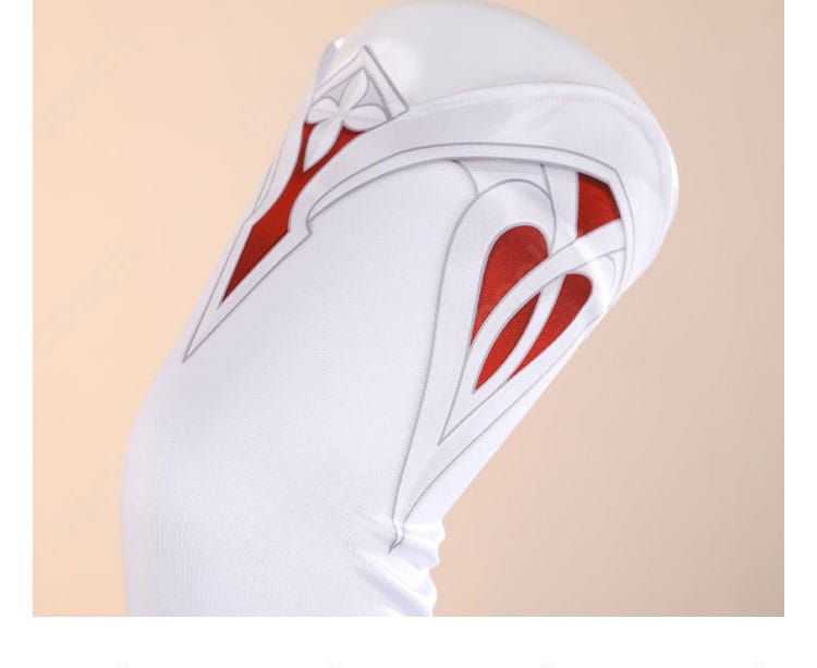 レム衣装の手袋装飾|クリスマス仕様のファンシーな手袋