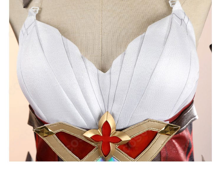 レム衣装の首元装飾|可愛らしいリボンデザイン