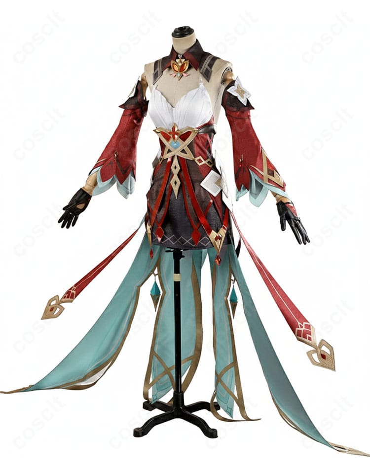 レムのクリスマス衣装側面|サンタメイドコスプレ衣装の魅力