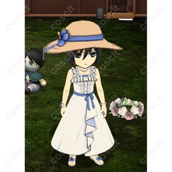 進撃の巨人Brave Order 楽園ミカサ・アッカーマン コスプレ衣装｜爽やかリゾート×高再現デザイン