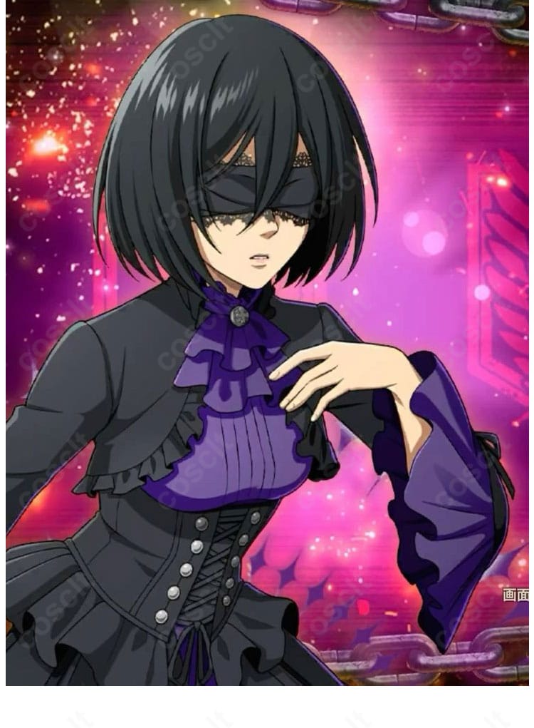 人物衣襟デザインのディテール画像|ミカサ 視界なき瞳 コスプレ衣装 襟元装飾のこだわり再現