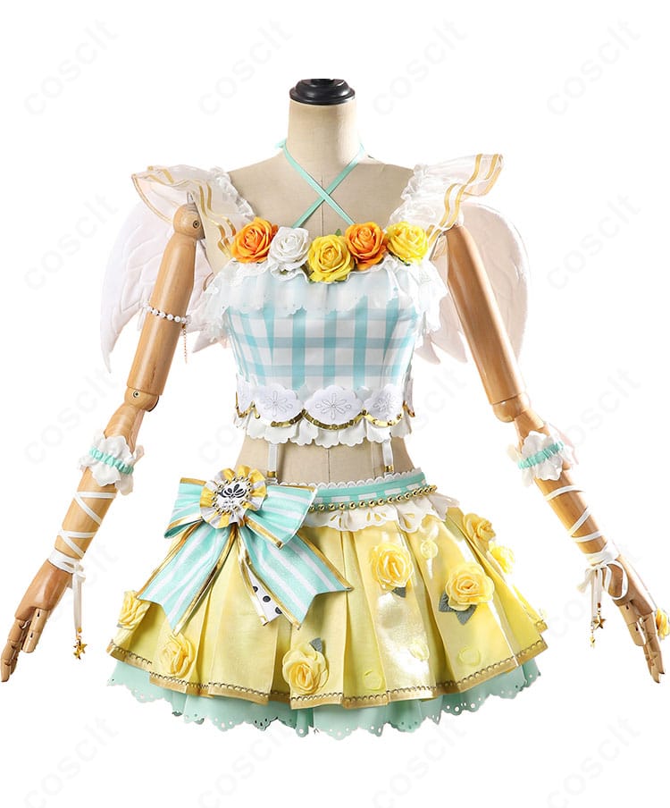 小泉花陽「フルールレーヴ」コスプレ衣装の正面全体図