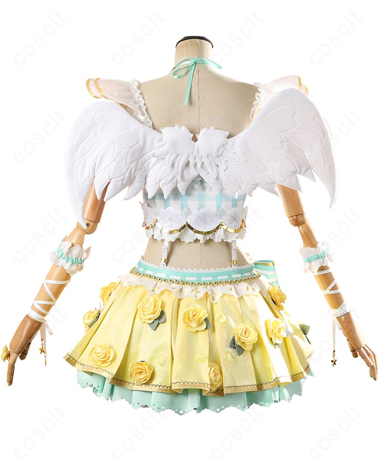 小泉花陽「フルールレーヴ」コスプレ衣装背面装飾ディテール