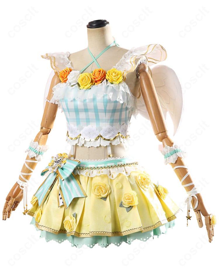 小泉花陽「フルールレーヴ」コスプレ衣装の側面全体図