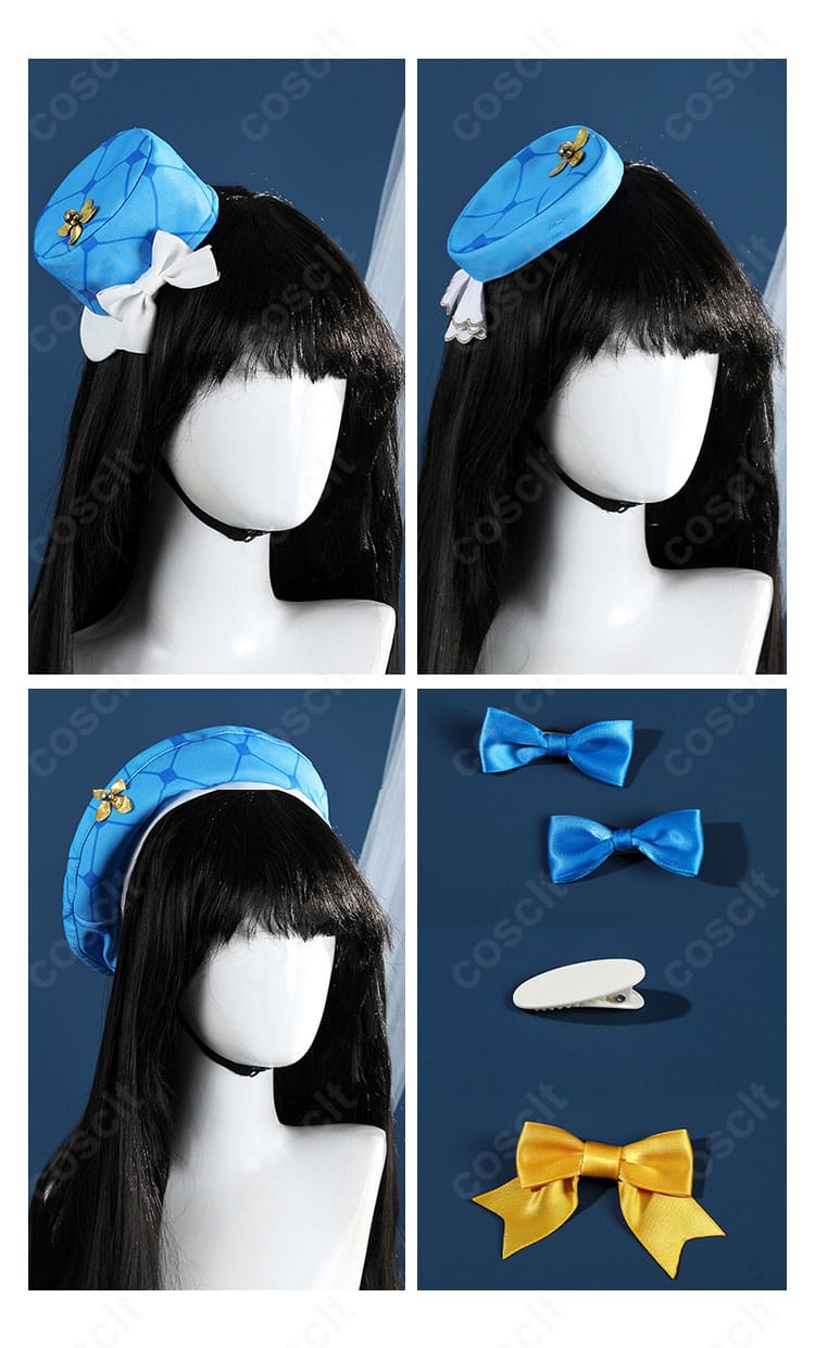 ラブライブ!サンシャイン!! 15周年記念衣装の帽子と髪飾りディテール