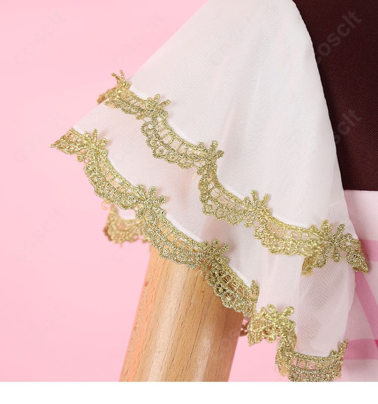 μ's 15周年記念衣装の袖の装飾細部。可愛らしいデザインが特徴的で、コスプレイベントに最適。