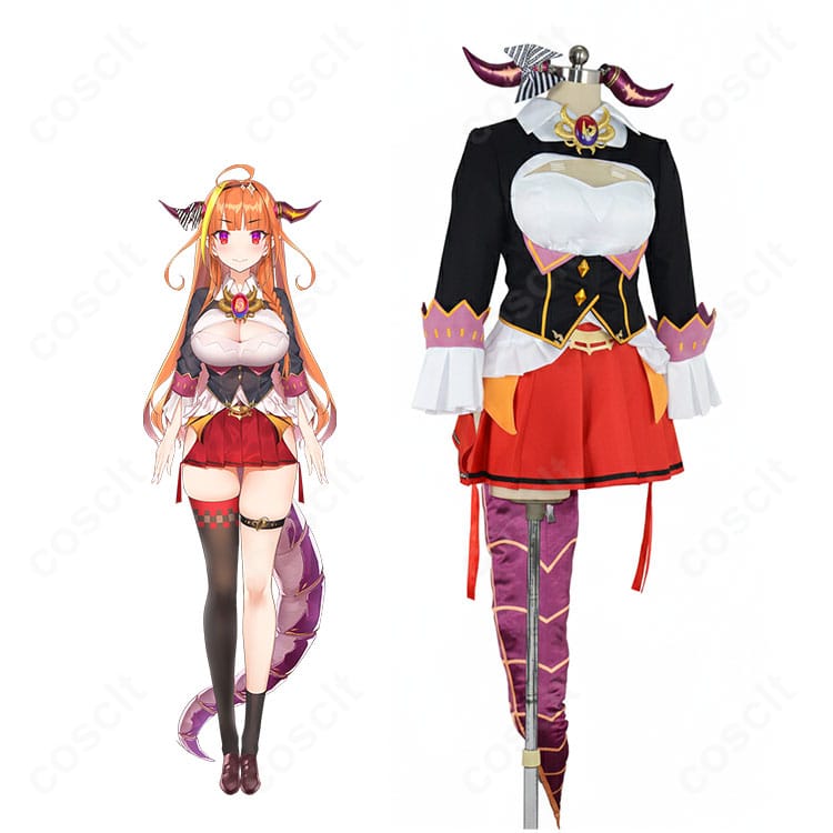 ホロライブ 桐生ココ コスプレ衣装人物画像|四代目会長のコスプレ衣装、全身のデザインを紹介