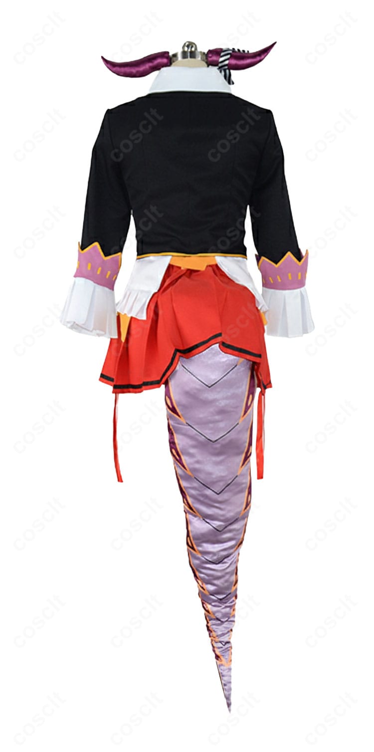 ホロライブ 桐生ココ コスプレ衣装背面細部|コスプレ衣装の背面ディテール、精密な作り込み