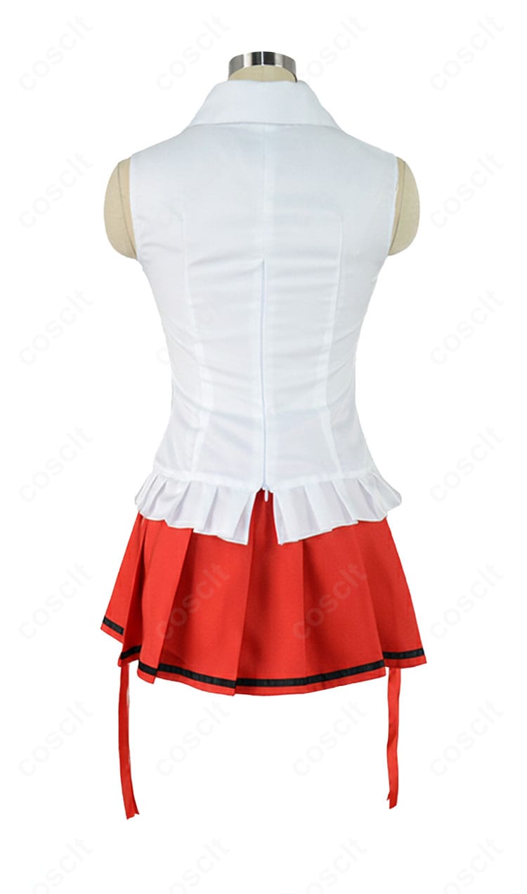 ホロライブ 桐生ココ コスプレ衣装上衣とスカート背面細部|背面デザインの精密なディテール