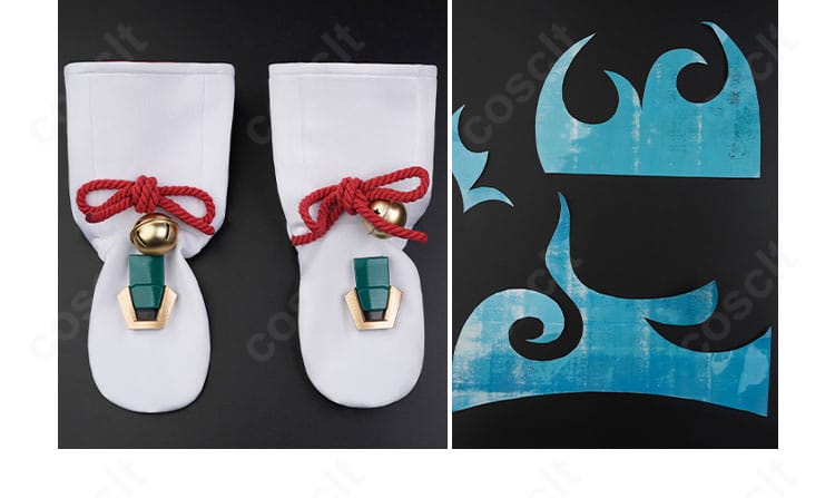 靴下(ソックス)装飾細部アップ|OW2 キリコ コスプレ 足元デザイン