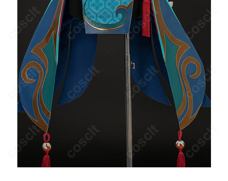 衣装の裾装飾デザイン細部アップ|OW2 コスプレ 妖怪シリーズ衣装