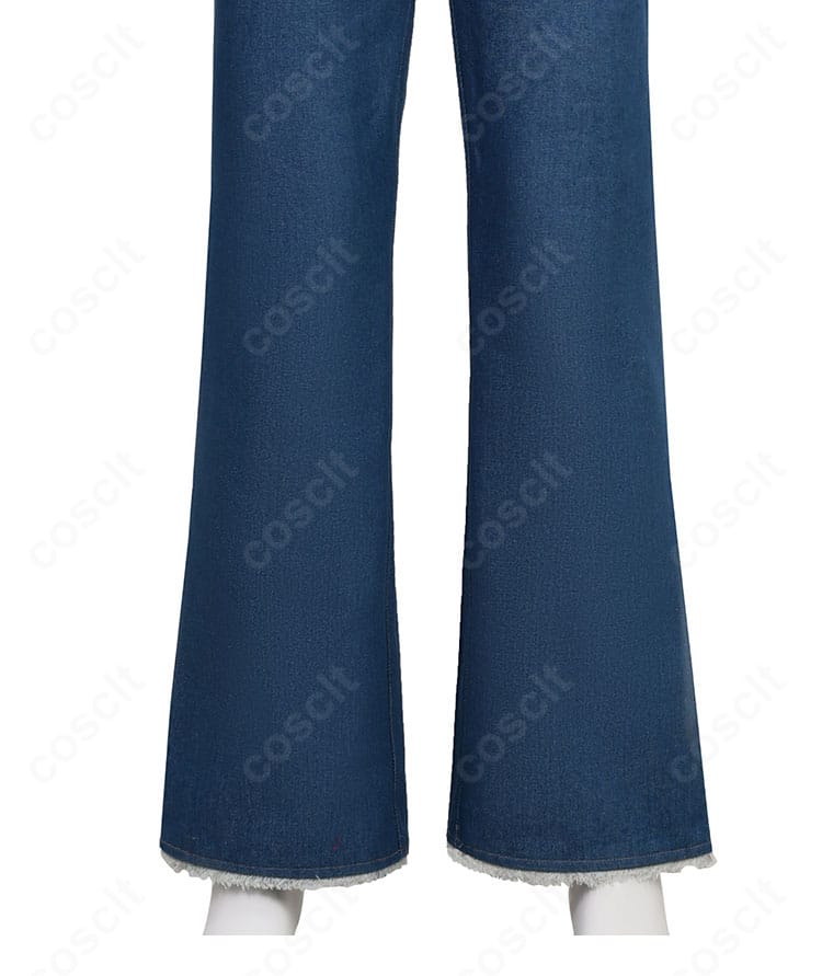 草薙京KOF'99コスプレ衣装 ジーンズ部分の細部ディテール写真