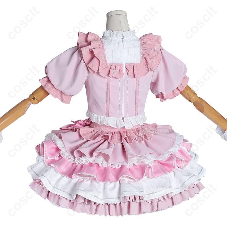 魔法少女まどか☆マギカ 鹿目まどか アイドル衣装 コスプレ｜華やかステージ風ドレス【COSCLT】 - 2枚目の画像