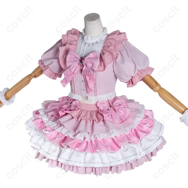 魔法少女まどか☆マギカ 鹿目まどか アイドル衣装 コスプレ｜華やかステージ風ドレス【COSCLT】