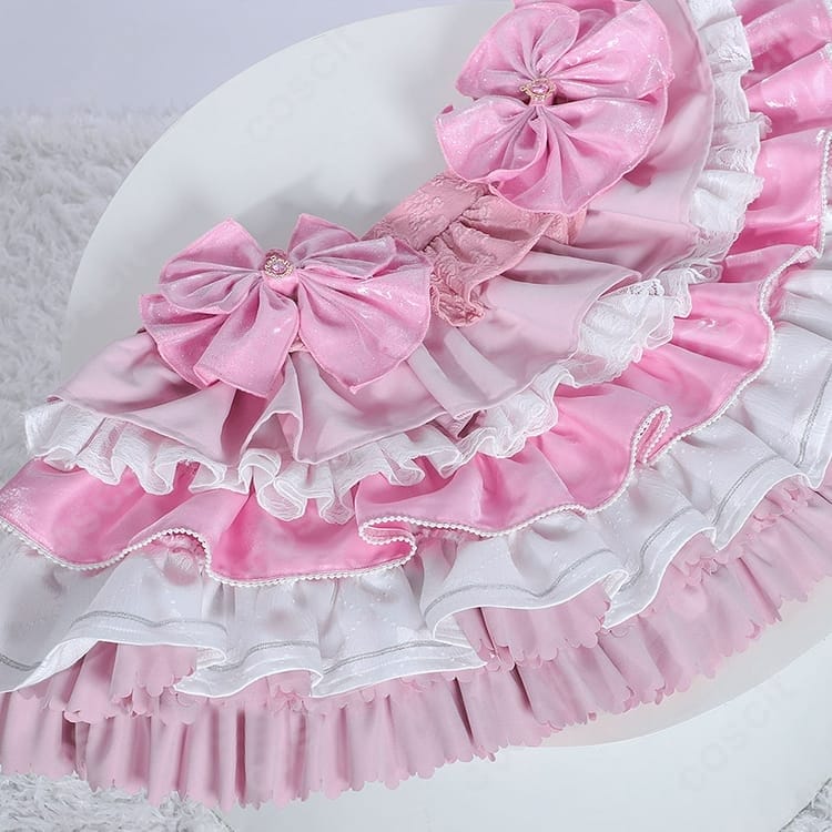 魔法少女まどか☆マギカ 鹿目まどか アイドル衣装 コスプレ｜華やかステージ風ドレス【COSCLT】 - 5枚目の画像