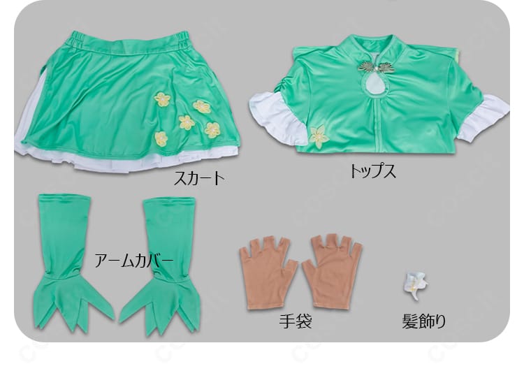 結束いのり コスプレ衣装 袖口装飾|腕の動きを美しく見せるディテール