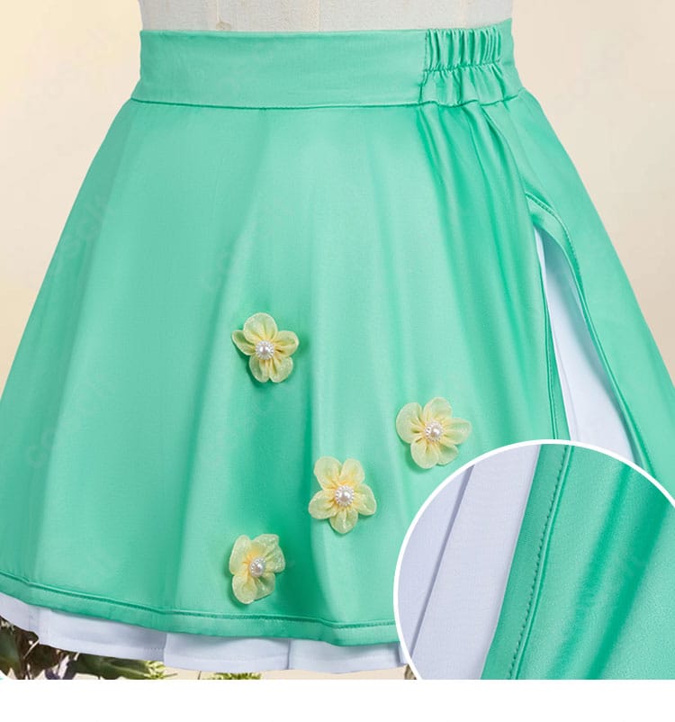 結束いのり コスプレ衣装 スカート装飾|動きに合わせて映えるスカートデザイン