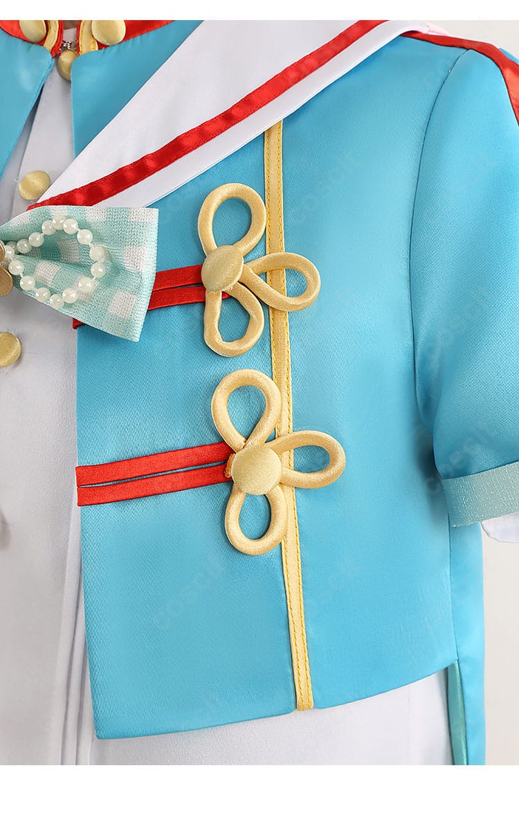 衣襟(えり)装飾の細部アップ|RaRaRa*Station コスプレ 装飾ディテール