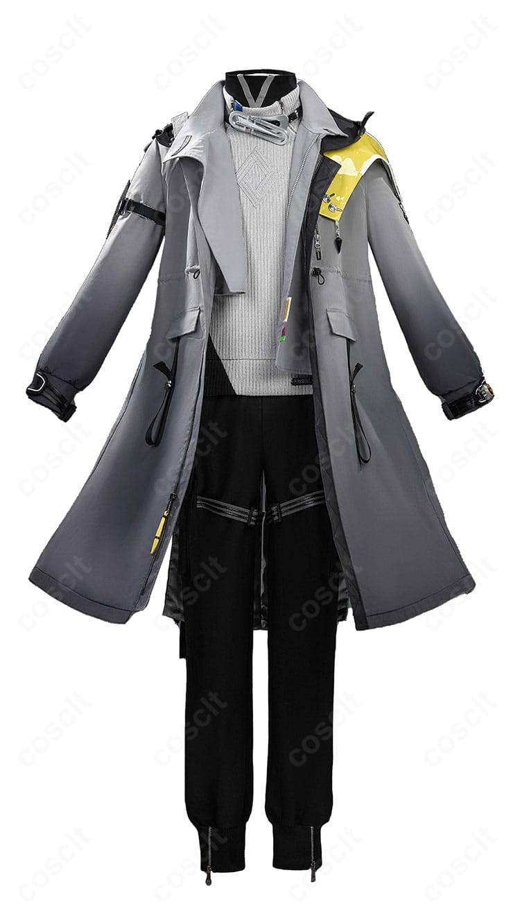 アークナイツ エンドフィールド 管理人(男性)コスプレ衣装 正面デザイン 全体シルエット確認