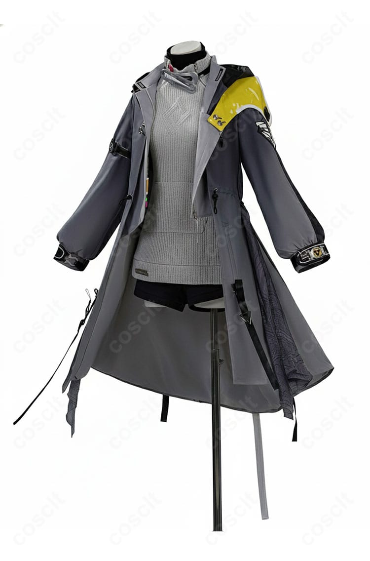 アークナイツ:エンドフィールド 管理人(女)初期衣装 コスプレ衣装の左側全体図(ディテール確認)