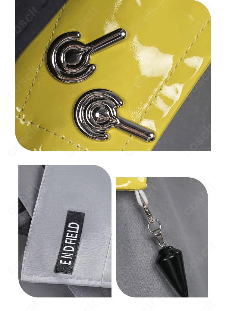 管理人(女)初期衣装 コスプレ衣装 外套の衣領装飾ディテール(縁取り・パーツ)